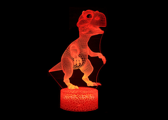 Luce notturna acrilica della lampada di illusione ottica di alta efficienza 3D per il salone