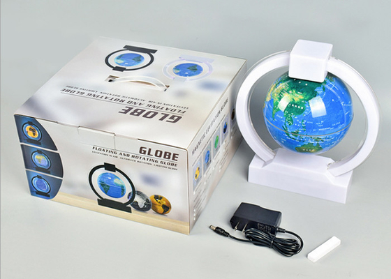Globo di galleggiamento elettronico bianco di levitazione magnetica che levita l'esposizione del globo