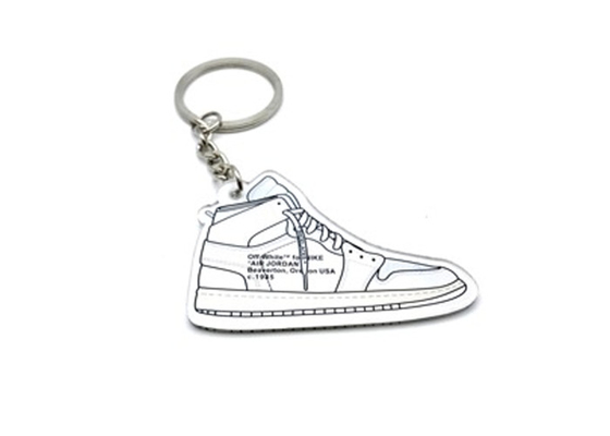 Buona durezza di Keychain tagliata laser degli anelli portachiavi acrilici su ordinazione acrilici dell'articolo da arredamento