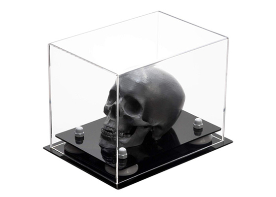 Contenitore per esposizione acrilico su ordine resistente UV per stampa di seta di Collectibles