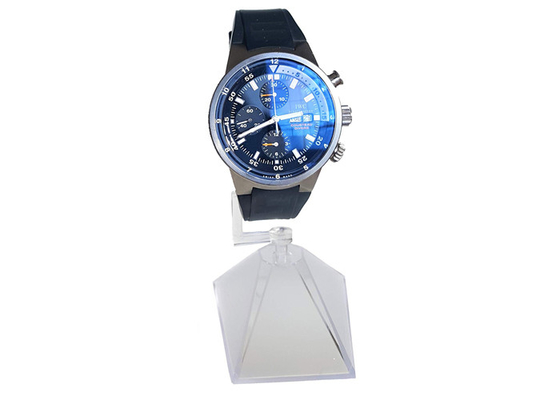 Singola chiara plastica acrilica del supporto del banco di mostra dell'orologio per il dettagliante