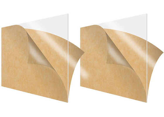 Carta stratificata 1/4&quot; dell'esposizione acrilica dello strato della colata X 24&quot; X 48&quot; chiaro trasparente