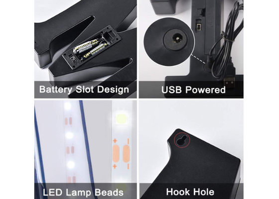 Il contrassegno illuminato decorazione domestica segna le luci notturne con lettere a pile di USB