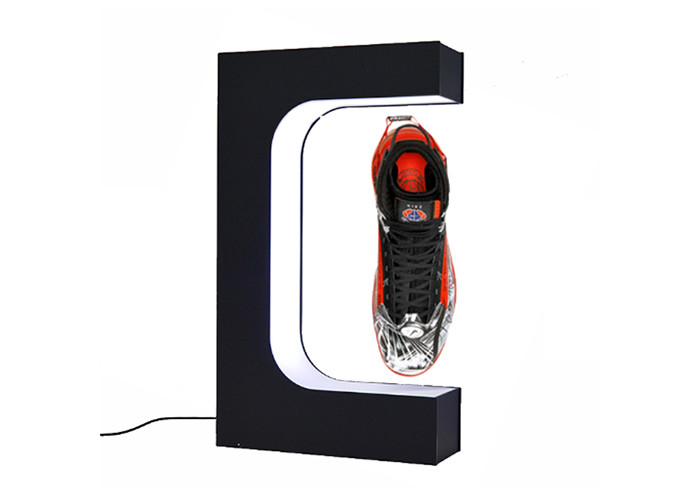 Scarpe/banco di mostra levitazione magnetica del globo 360 gradi che girano colore nero