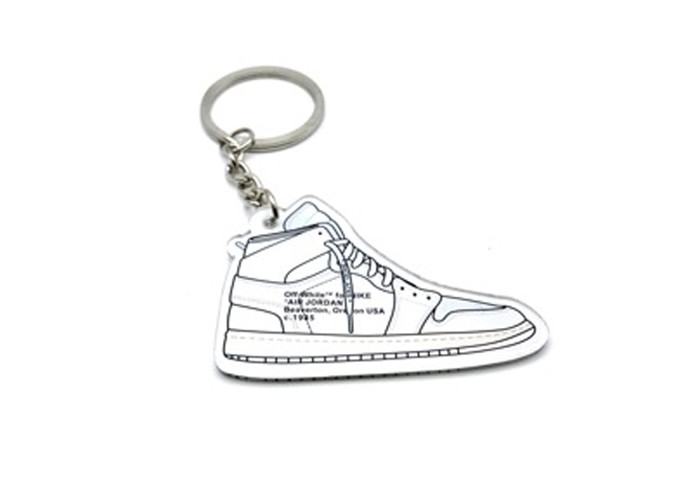 Buona durezza di Keychain tagliata laser degli anelli portachiavi acrilici su ordinazione acrilici dell'articolo da arredamento