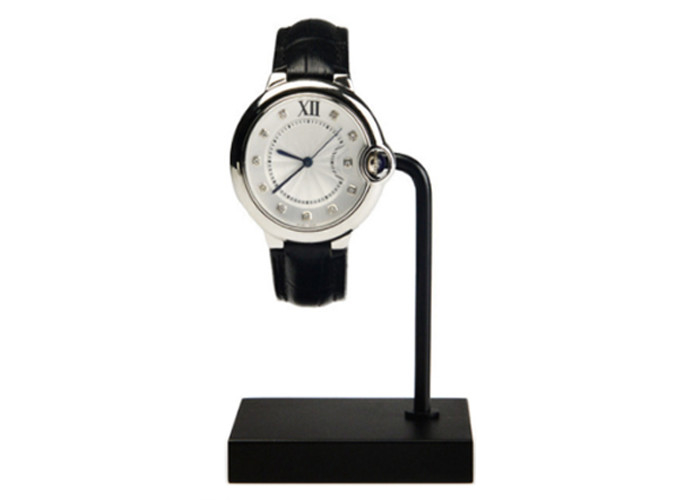 Il nero del supporto del banco di mostra dell'orologio di Casio o colore acrilico di qualità superiore dell'oro di Rosa