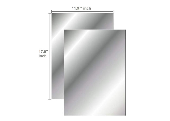 Nastro dello strato dello specchio o specchio acrilico all'aperto 11,9 «X 17,9 '' dell'oro